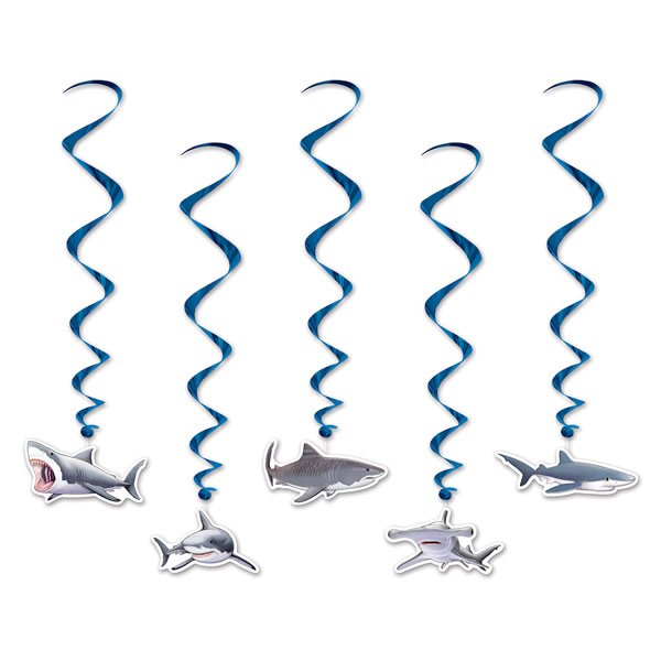 Sharks Hanging Decoration Whirls