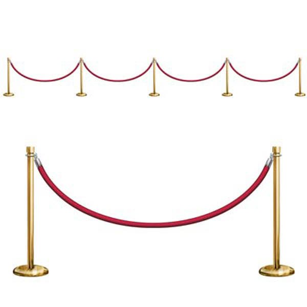 Awards Night Stanchion Barriers Wall Decorations Insta-Theme Props