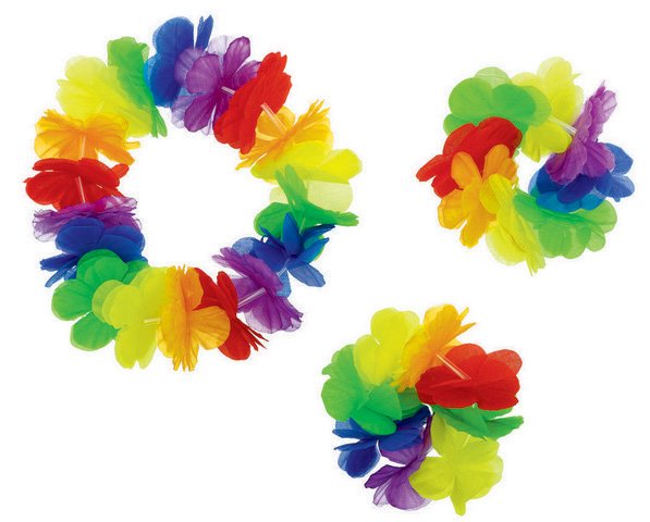 Luau 3 Pk Accessories Multi