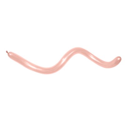 Sempertex 360T Fashion Peach Blush Modelling Latex Balloons 060, 20PK