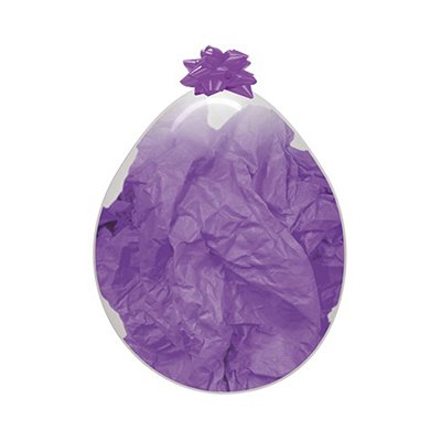 Sempertex 45cm Stuffing Crystal Clear Latex Balloons 390, 6PK