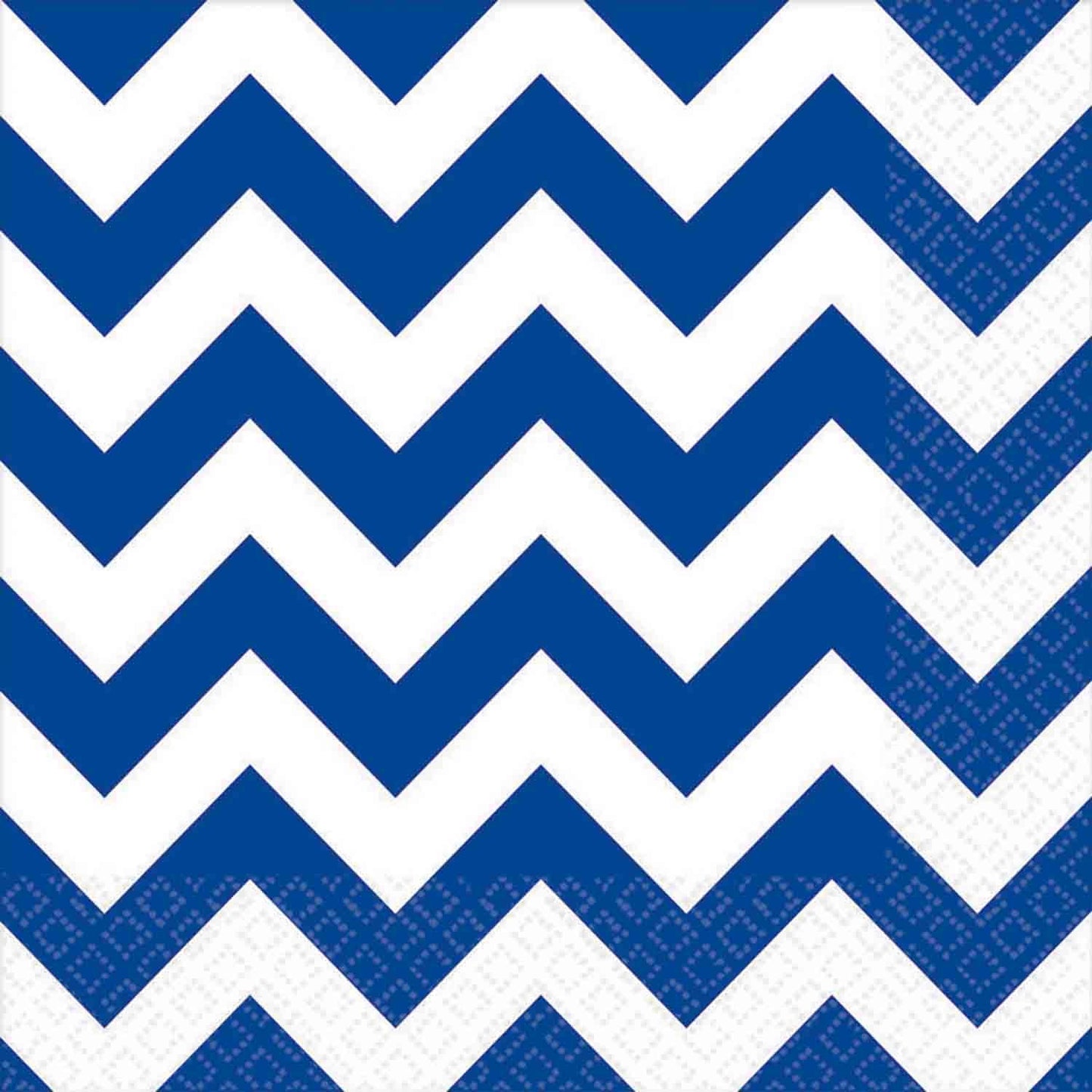Chevron Bright Royal Blue Lunch Napkins
