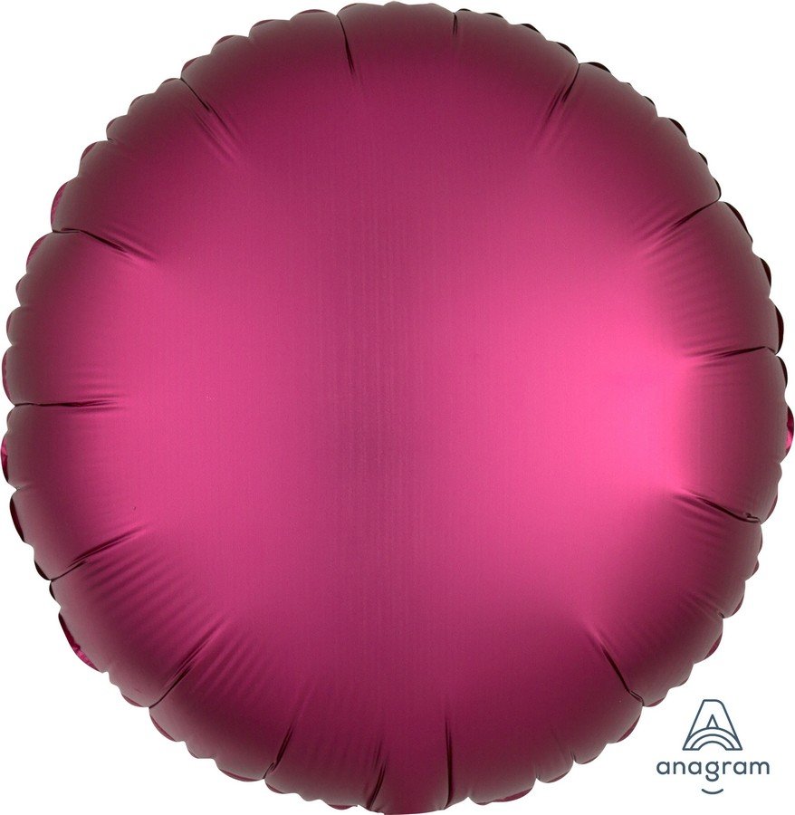 45cm Standard HX Satin Luxe Pomegranate Circle