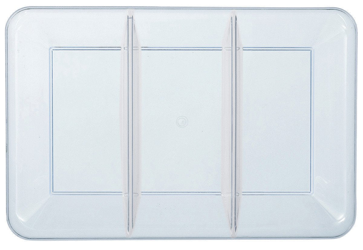 Compartment Tray Clear - Plastic