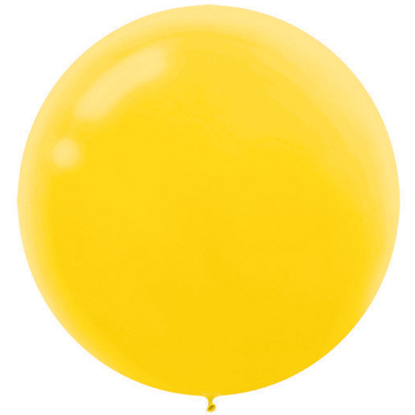 Latex Balloons 60cm 4 Pack Yellow Sunshine
