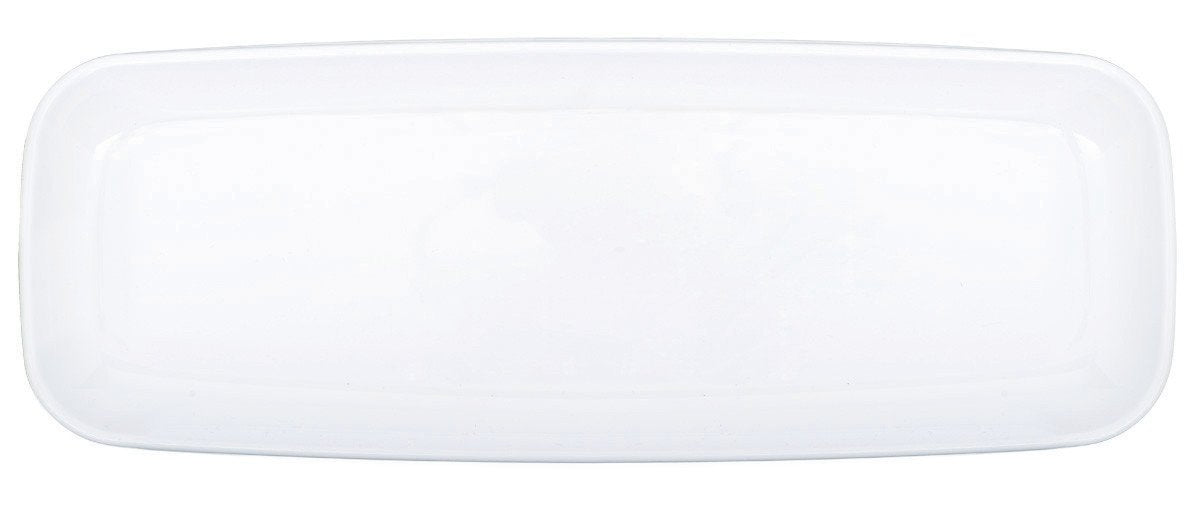 Long Platter 17x46cm White