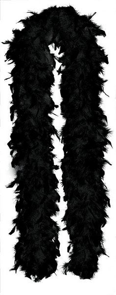 Feather Boa - Black