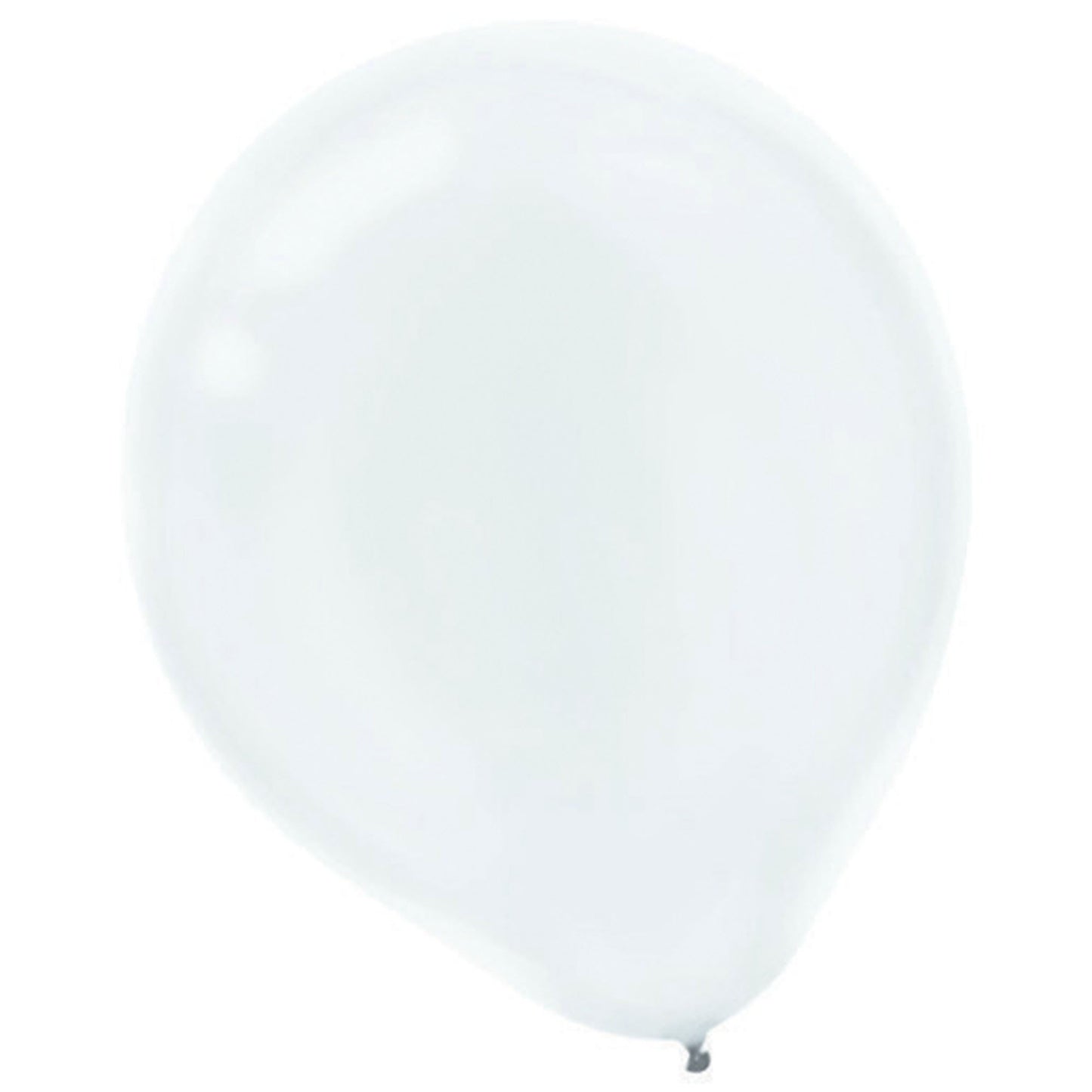 Latex Balloons Pearl 30cm 15CT White