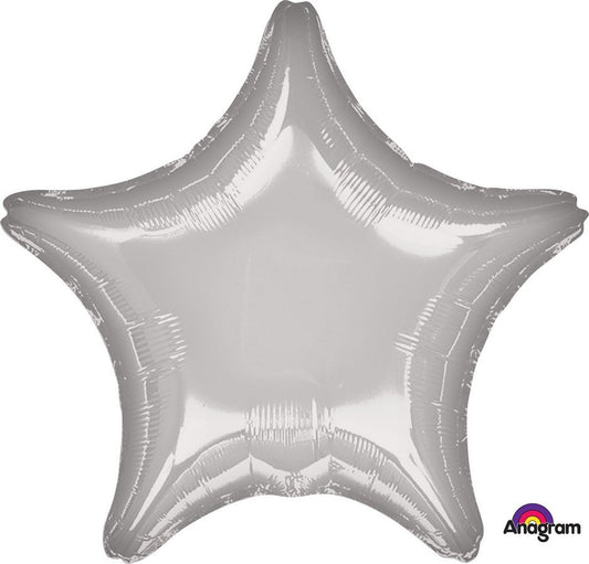 45cm Standard Star XL Metallic Silver