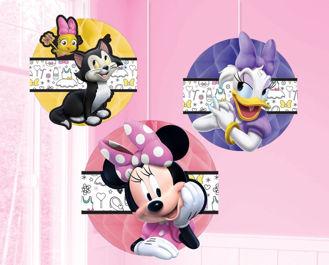 Minnie Mouse Happy Helpers Honeycomb Decorations