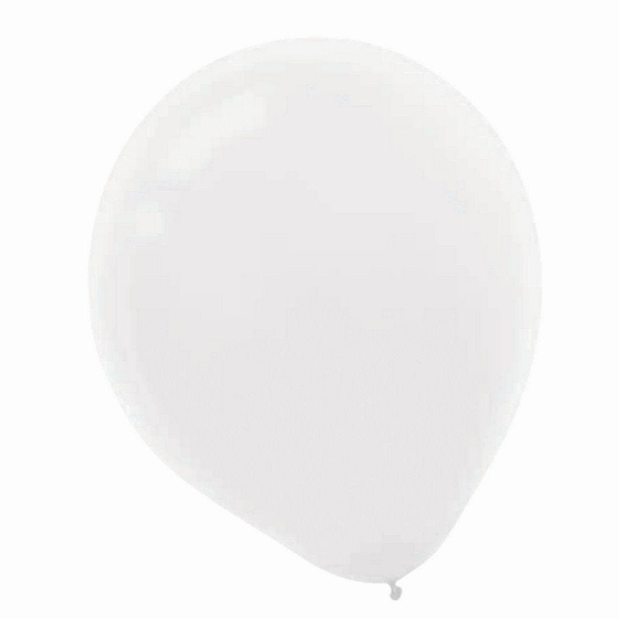 Latex Balloons 30cm 15CT White