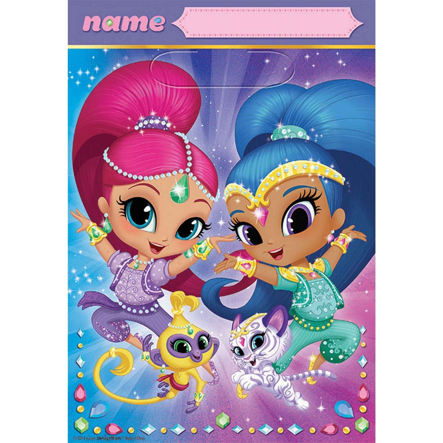 Shimmer and Shine Loot Bags