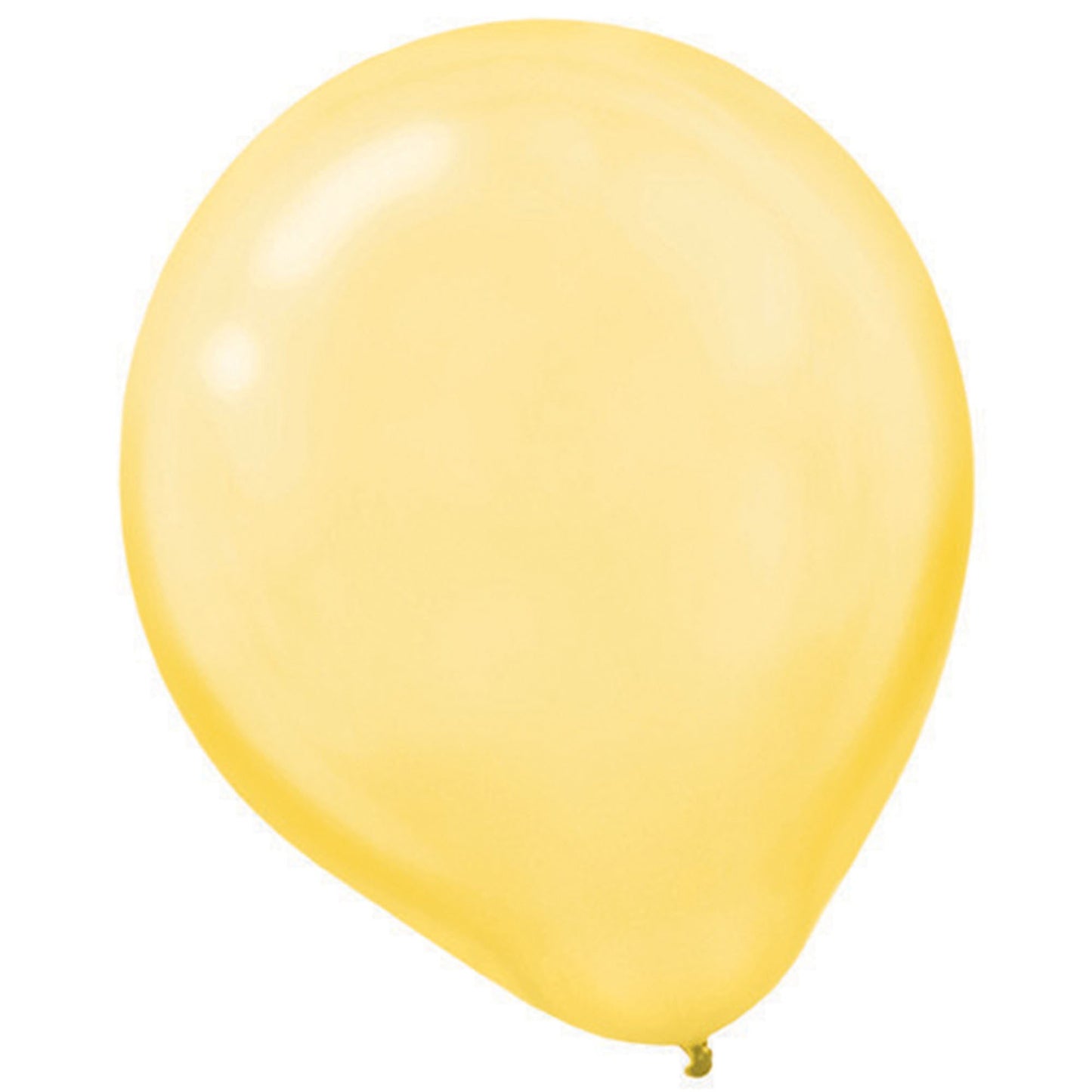 Latex Balloons Pearl 30cm 15CT Yellow