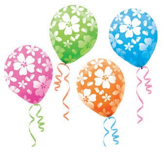 Hibiscus 30cm Latex Balloons