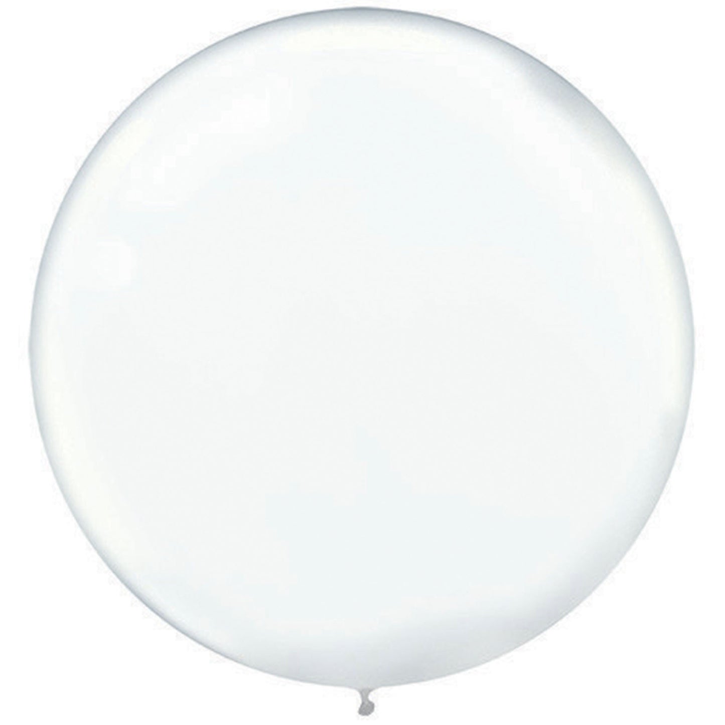 Latex Balloons 60cm 4 Pack Clear