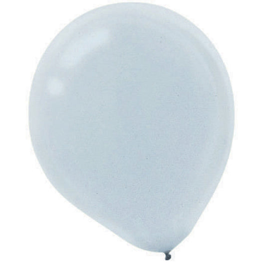Latex Balloons Pearl 30cm 72CT Silver
