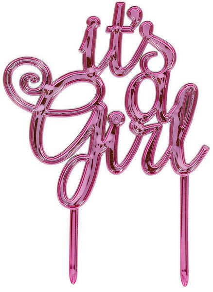 Cake Topper Girl - Plastic