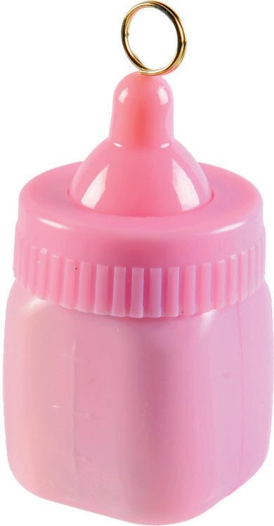 Baby Bottle Pink Balloon Weight