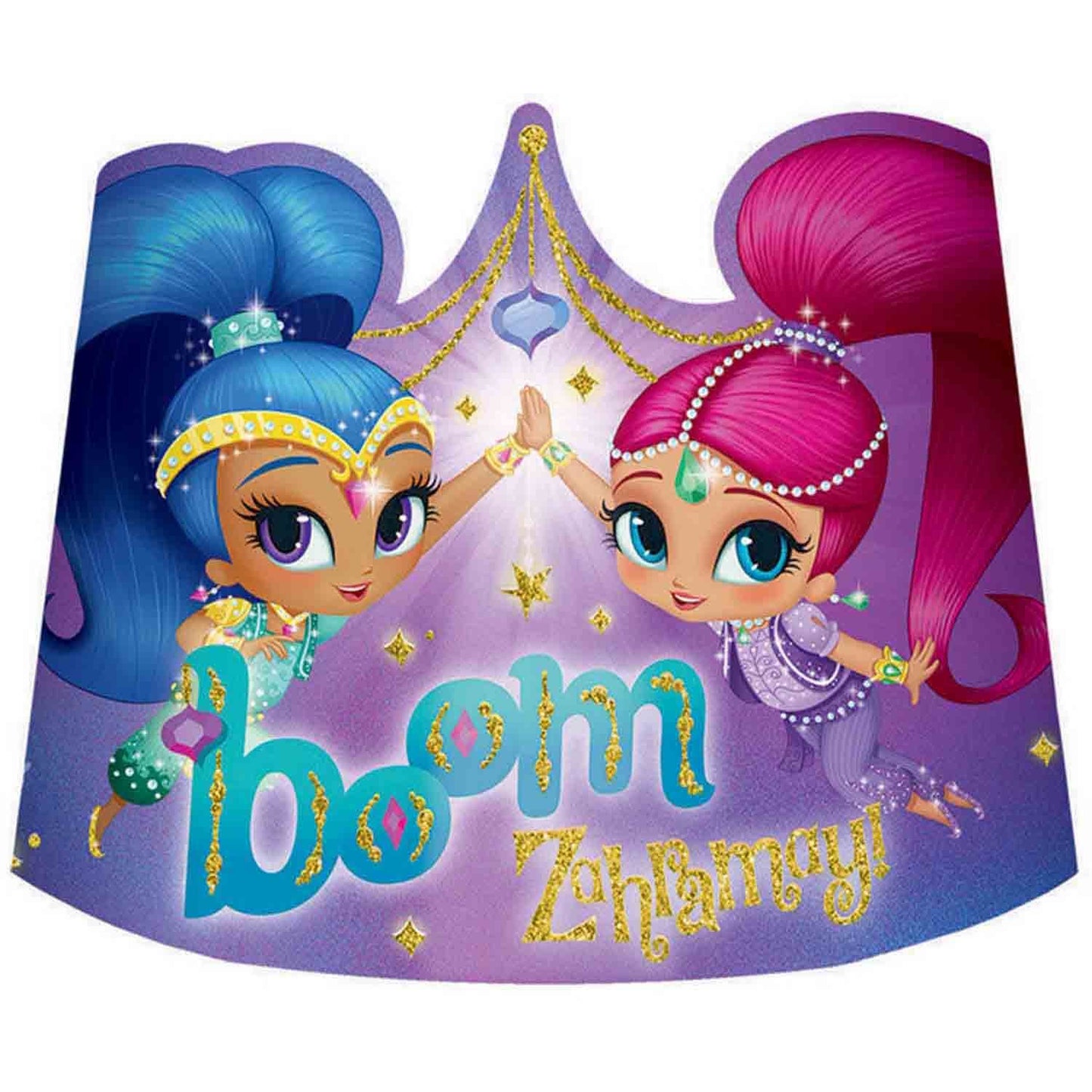 Shimmer and Shine Tiaras Paper