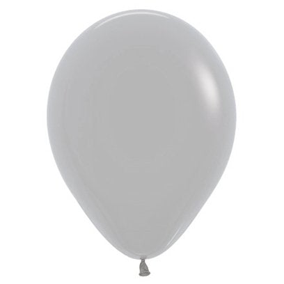Sempertex 30cm Fashion Grey Latex Balloons 081, 25PK