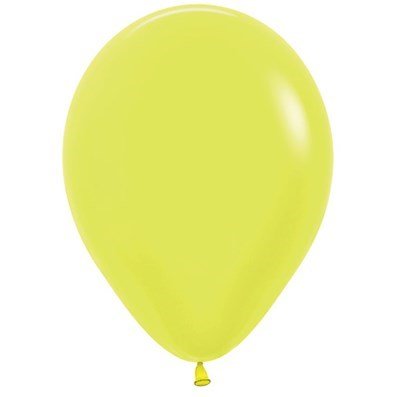 Sempertex 12cm Neon Yellow Latex Balloons 220, 50PK