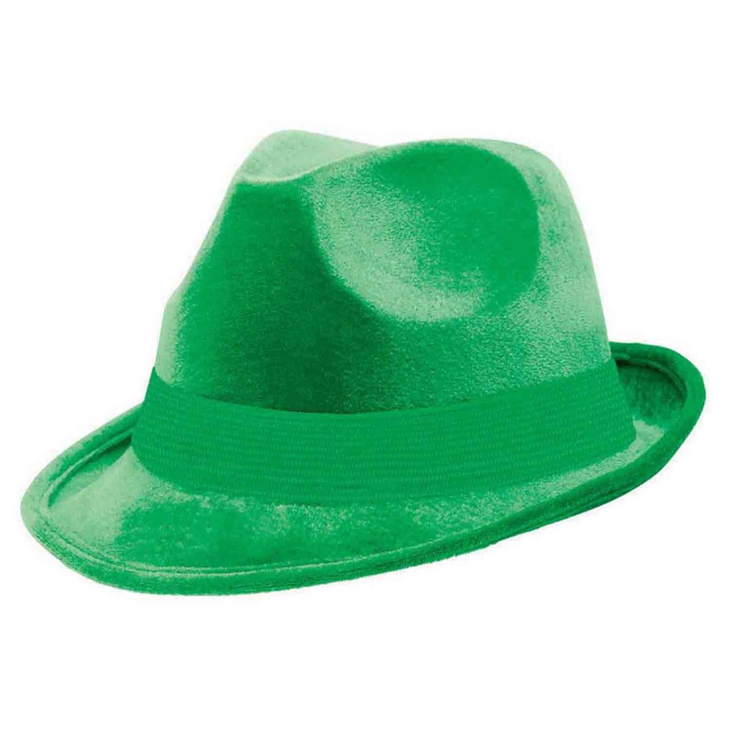 Fedora Velour Hat - Green