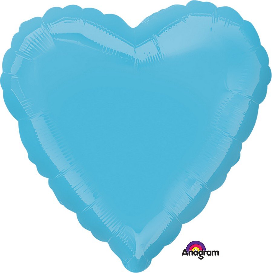 45cm Standard Heart HX Caribbean Blue