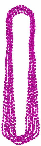 Metallic Necklace - Burgundy