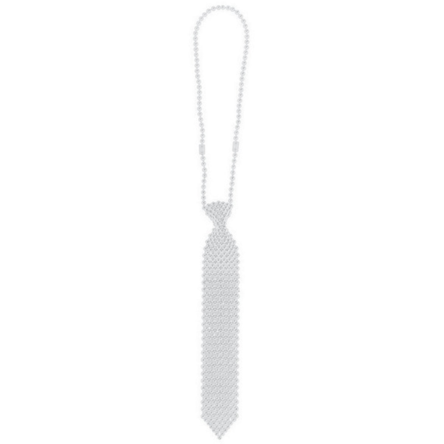 Tie Necklace - Silver