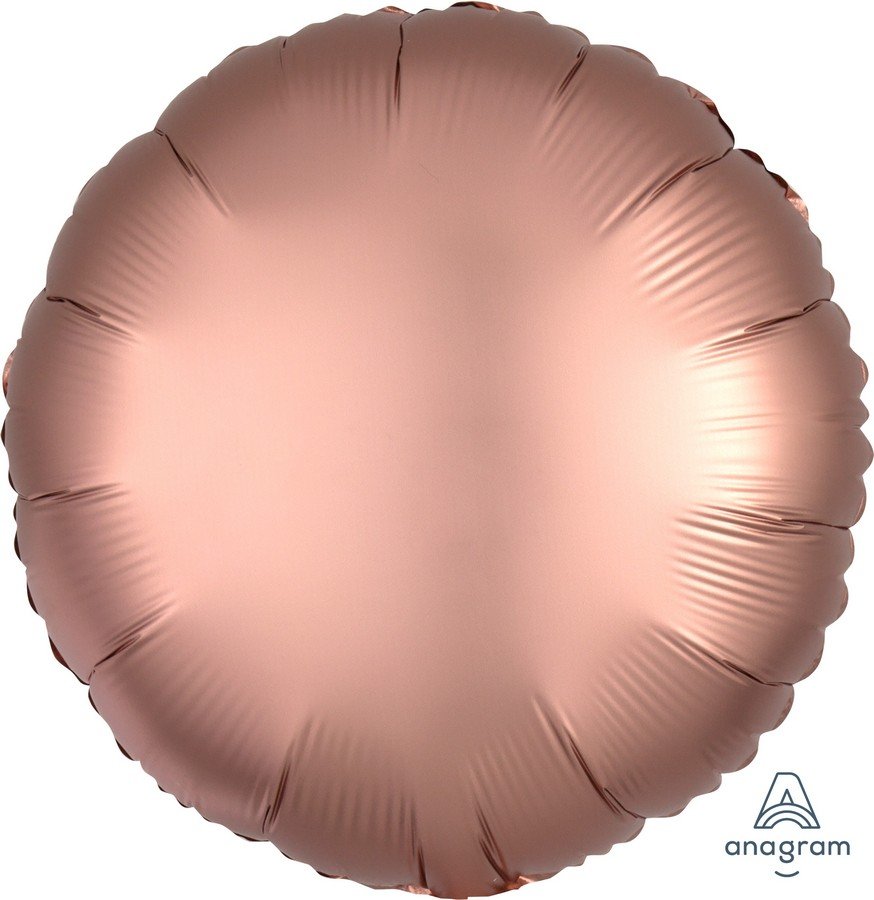 45cm Standard HX Satin Luxe Rose Copper Circle