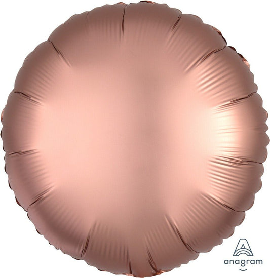 45cm Standard HX Satin Luxe Rose Copper Circle