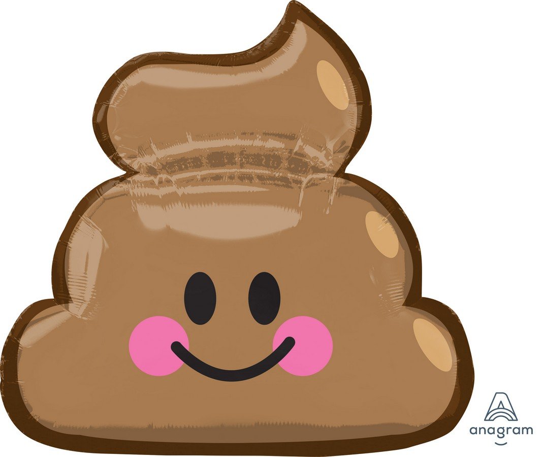 SuperShape XL Emoticon Poop