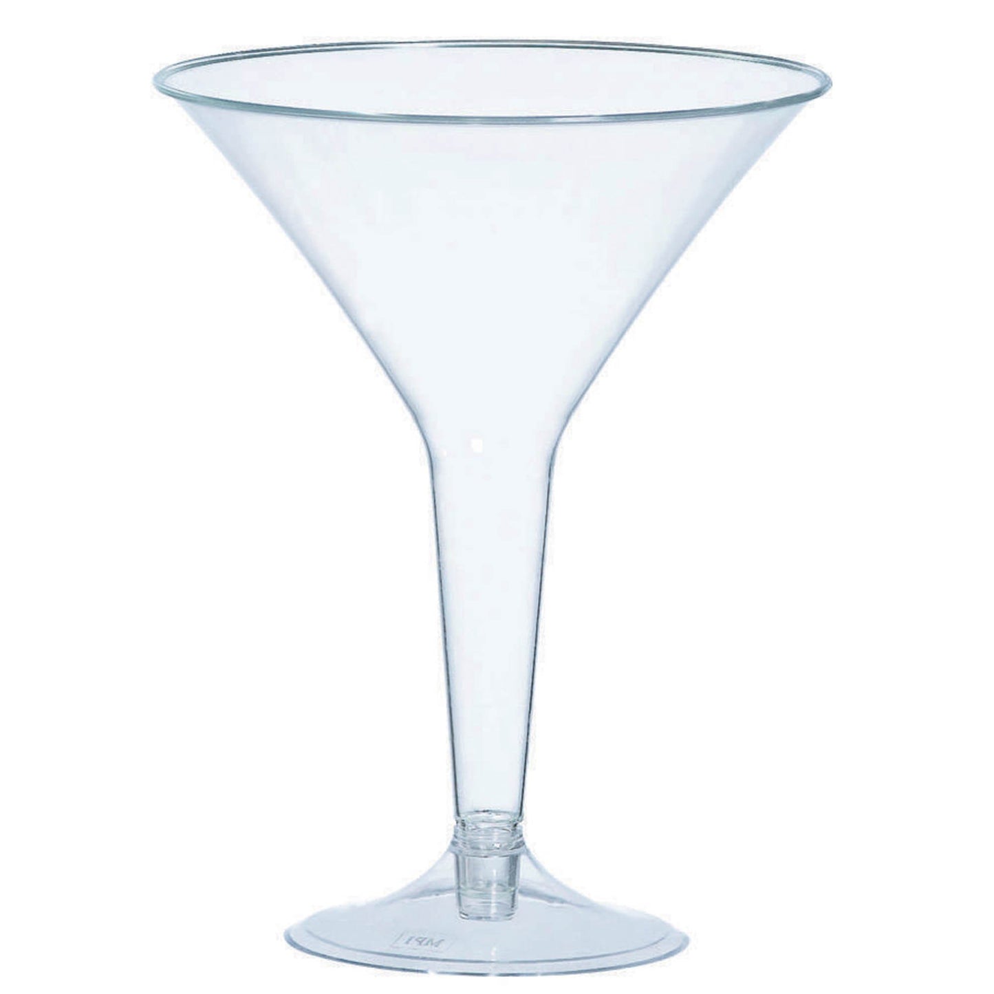 Big Party Pack Martini Glasses Clear Plastic
