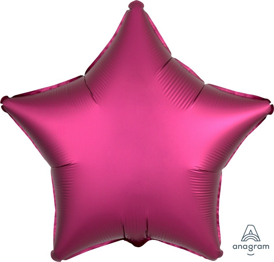 45cm Standard XL Satin Luxe Pomegranate Star