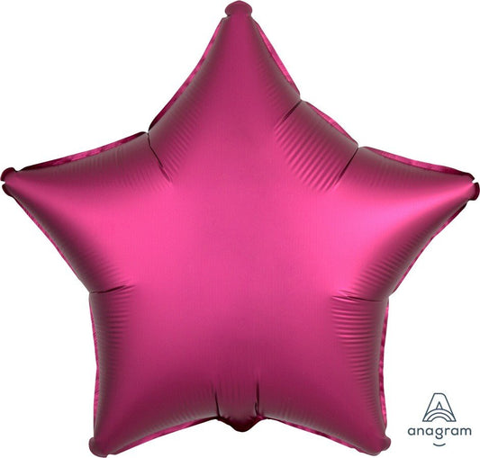 45cm Standard XL Satin Luxe Pomegranate Star