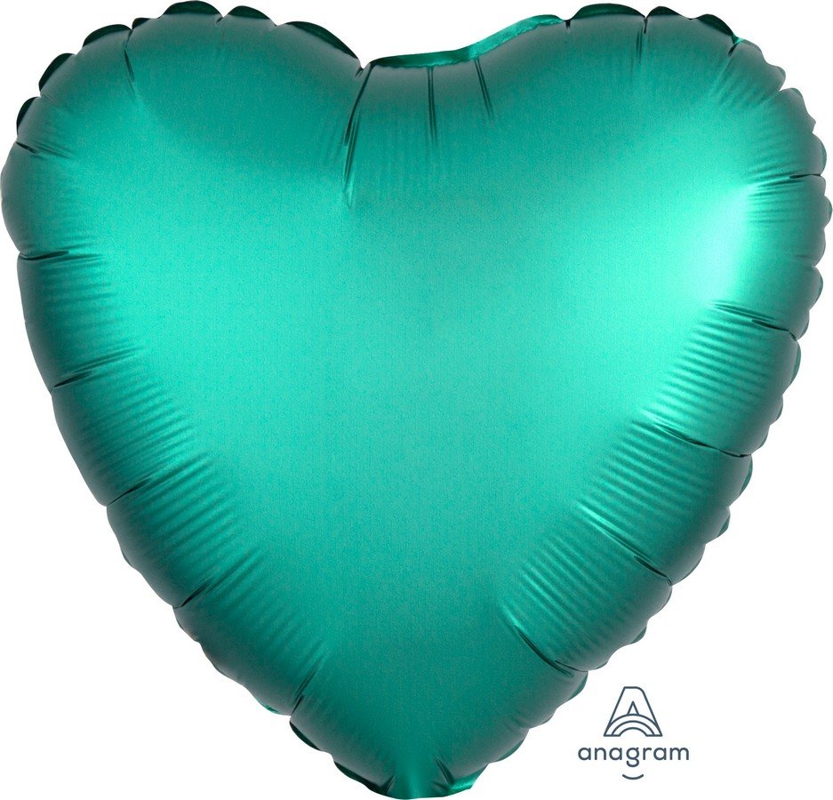 45cm Standard HX Satin Luxe Jade Heart
