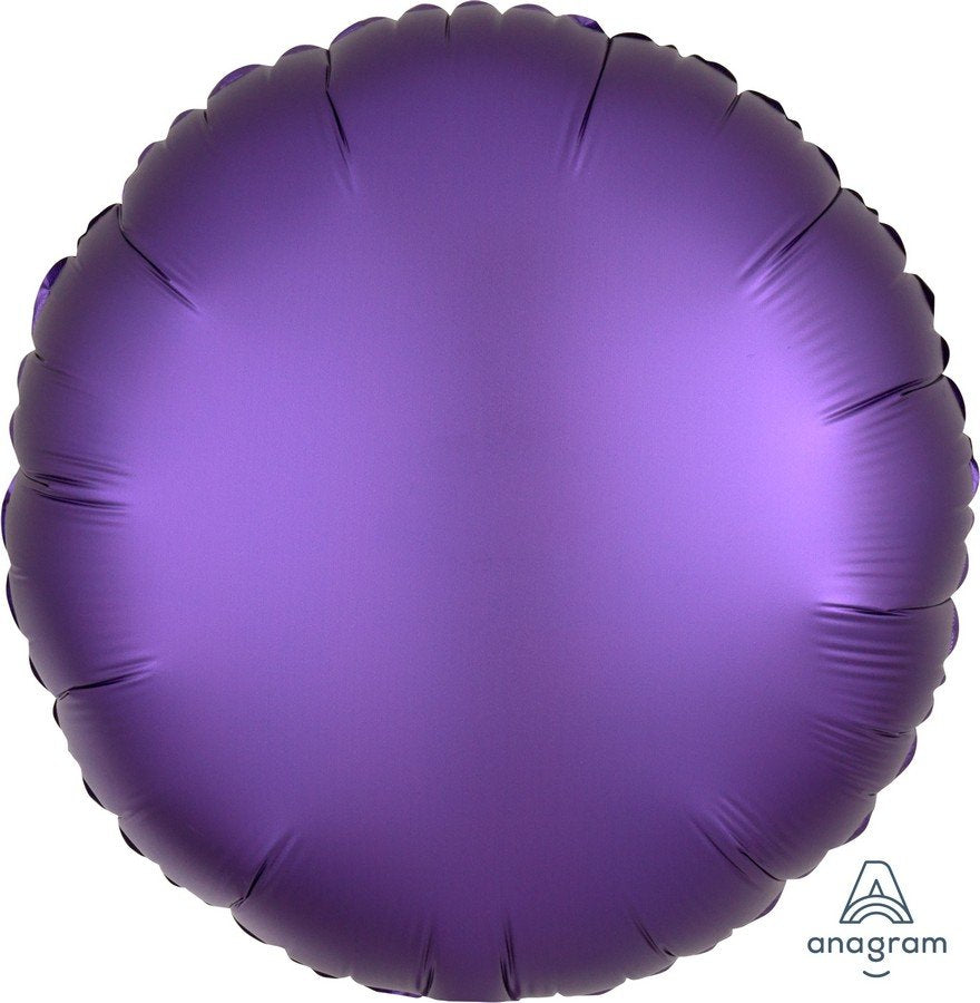 45cm Standard HX Satin Luxe Purple Royale Circle