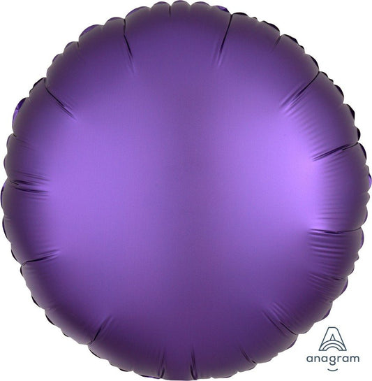 45cm Standard HX Satin Luxe Purple Royale Circle