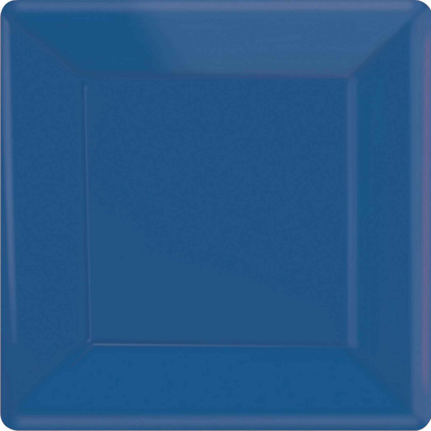 Paper Plates 26cm Square 20CT - Bright Royal Blue