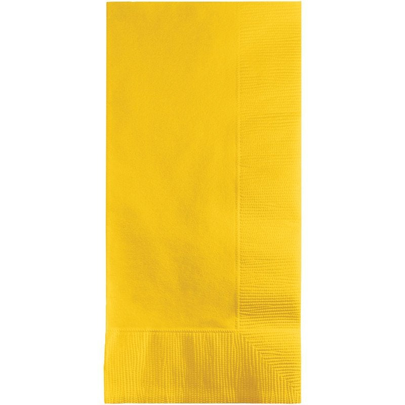 School Bus Yellow Dinner Napkins
