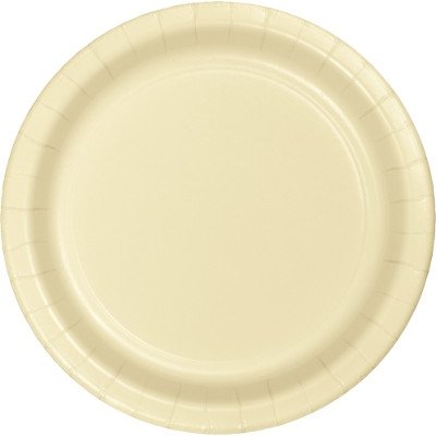 Ivory Lunch Plates Paper 18cm