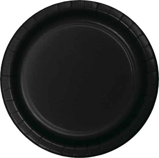 Black Velvet Lunch Plates Paper 18cm