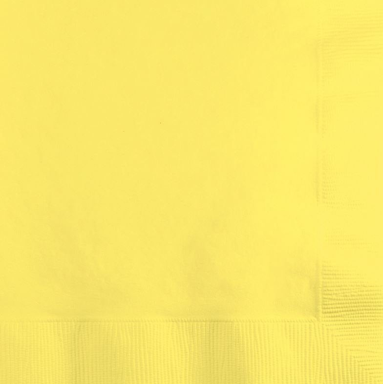 Mimosa Yellow Beverage Napkins