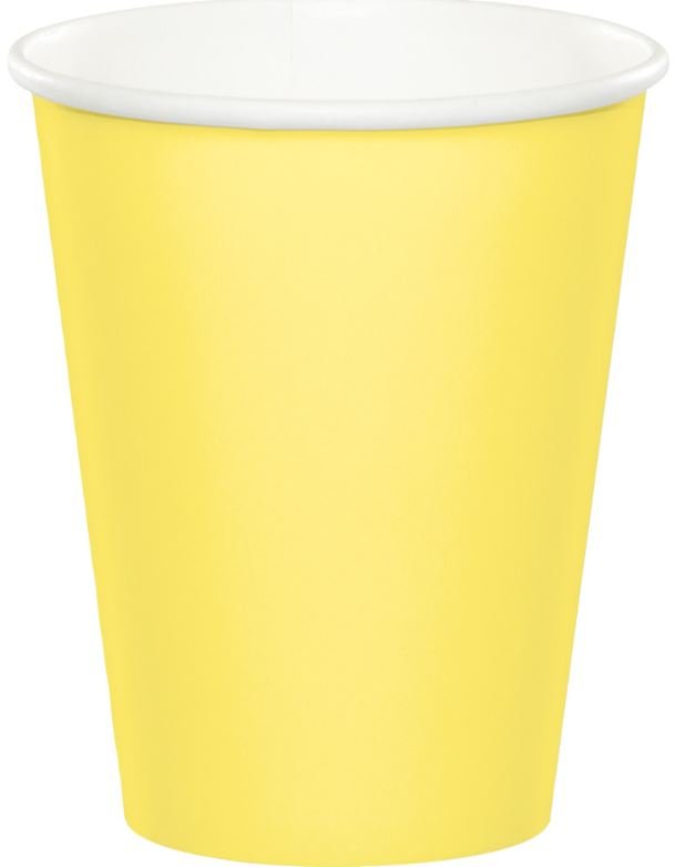 Mimosa Yellow Cups Paper 266ml