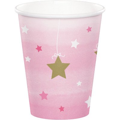 One Little Star Girl Cups Paper 266ml