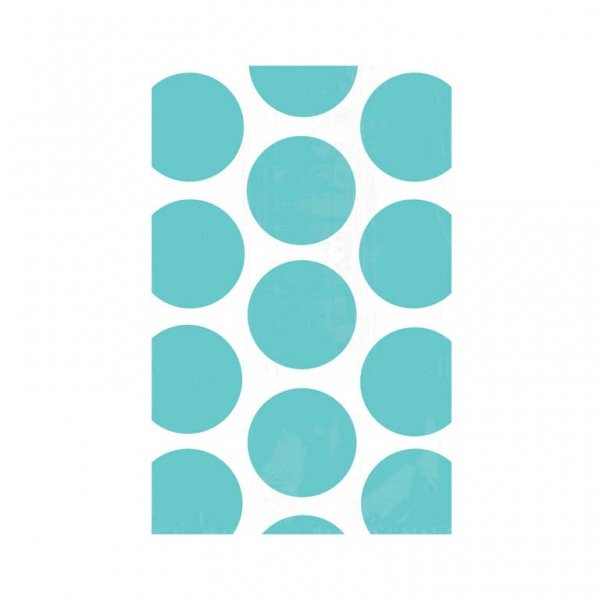 Paper Bag Polka Dot Robin's Egg Blue