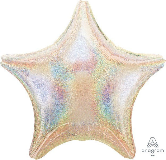 45cm Standard Holographic Star Silver Dazzler Star