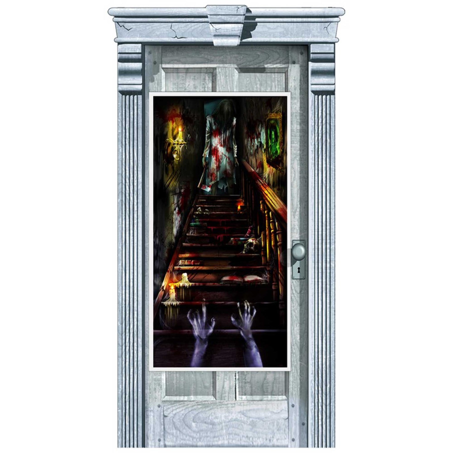 Haunted Mansion Door Decorations Plastic