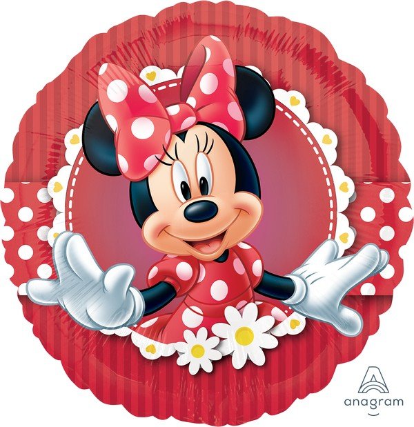 45cm Standard Mad about Minnie Mouse Balloon