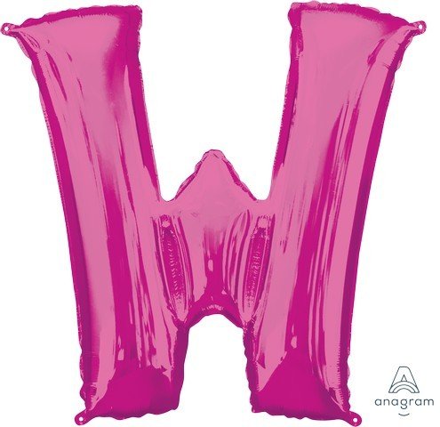 SuperShape Letter W Pink